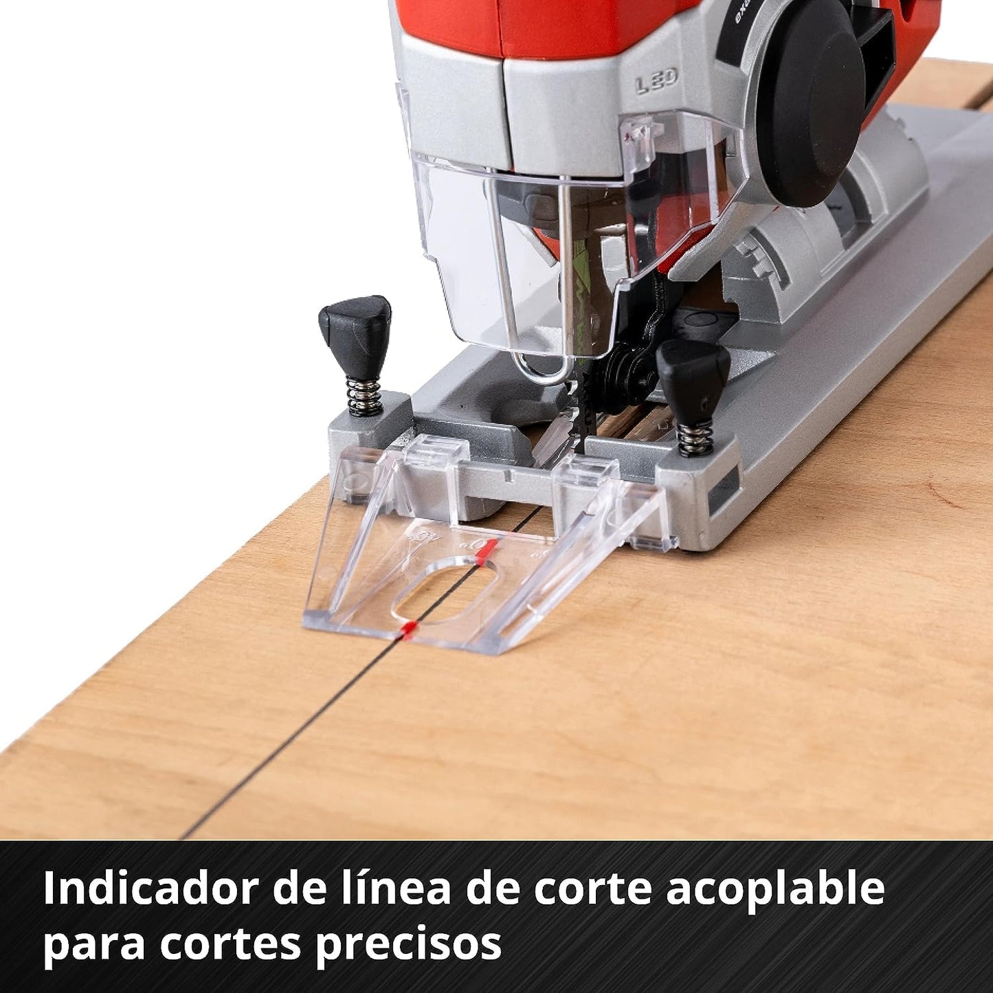Einhell Sierra caladora con batería recargable - TE-JS 18/80 Li-Solo, sistema de 18 V, 2400 1 / min, profundidad de corte máx. 80 mm, suministro sin batería y sin cargador