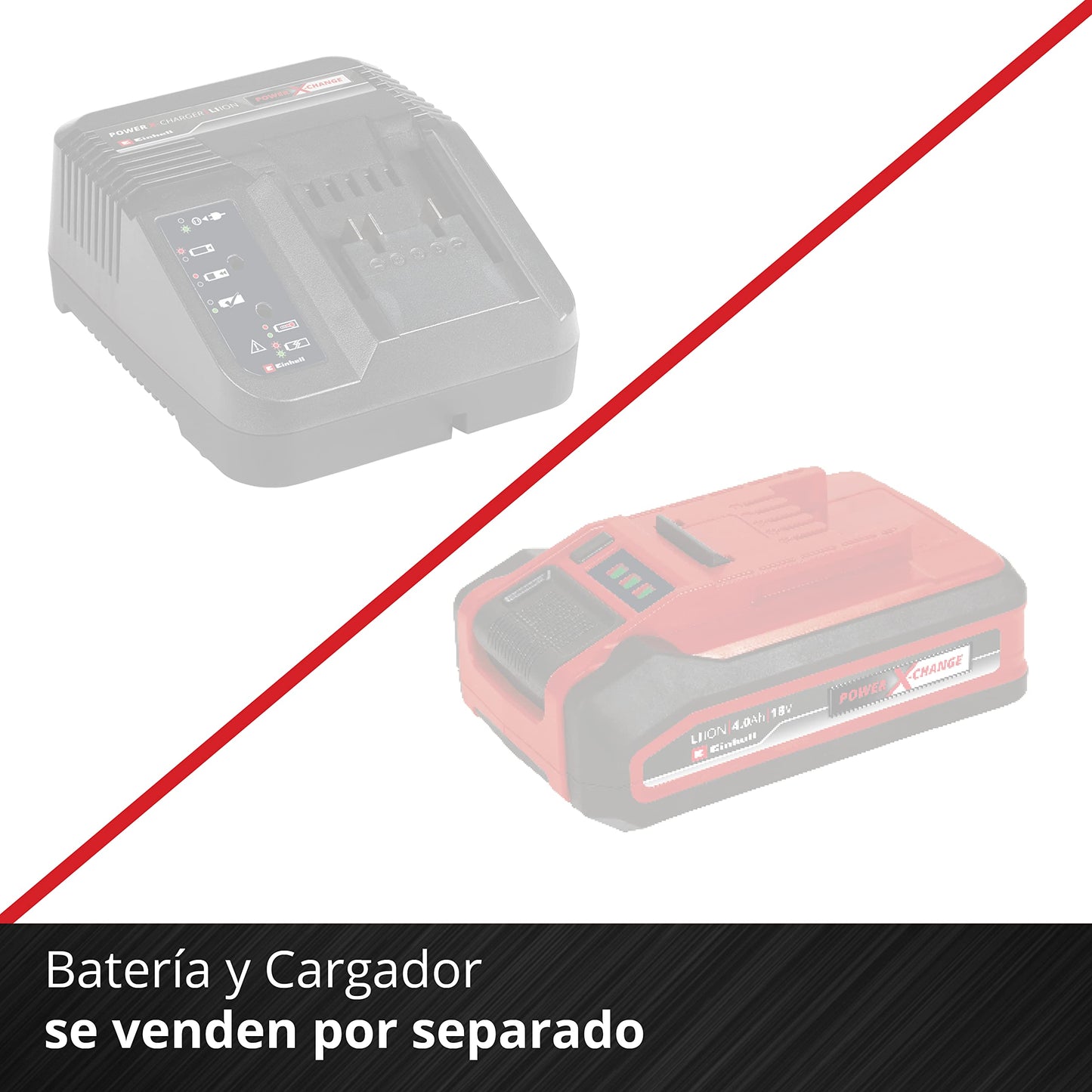 Einhell Atornillador de impacto a batería - TE-CI 18/1 Li-solo Power X-Change - Iones de litio, 18 V, electrónica de control de velocidad, 3 LED de alimentación, sin batería ni cargador