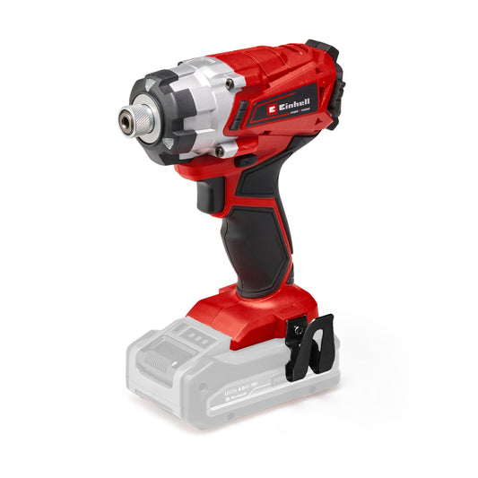 Einhell Atornillador de impacto a batería - TE-CI 18/1 Li-solo Power X-Change - Iones de litio, 18 V, electrónica de control de velocidad, 3 LED de alimentación, sin batería ni cargador