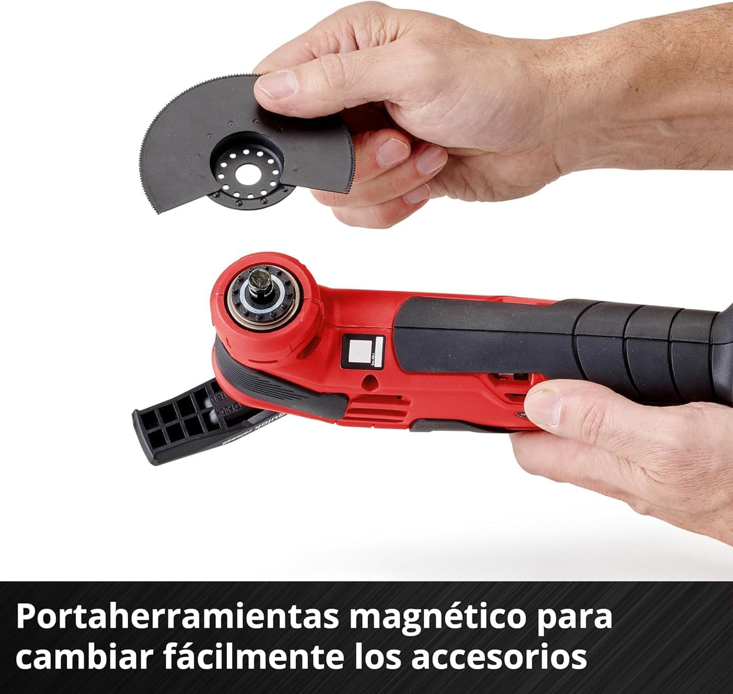 Einhell Herramienta multifunción a batería VARRITO Power X-Change (Li-Ion, 18V, 11000-20000 min.-1, cierre rápido, portaherramientas ajustable en 12 posiciones, sin batería ni cargador)